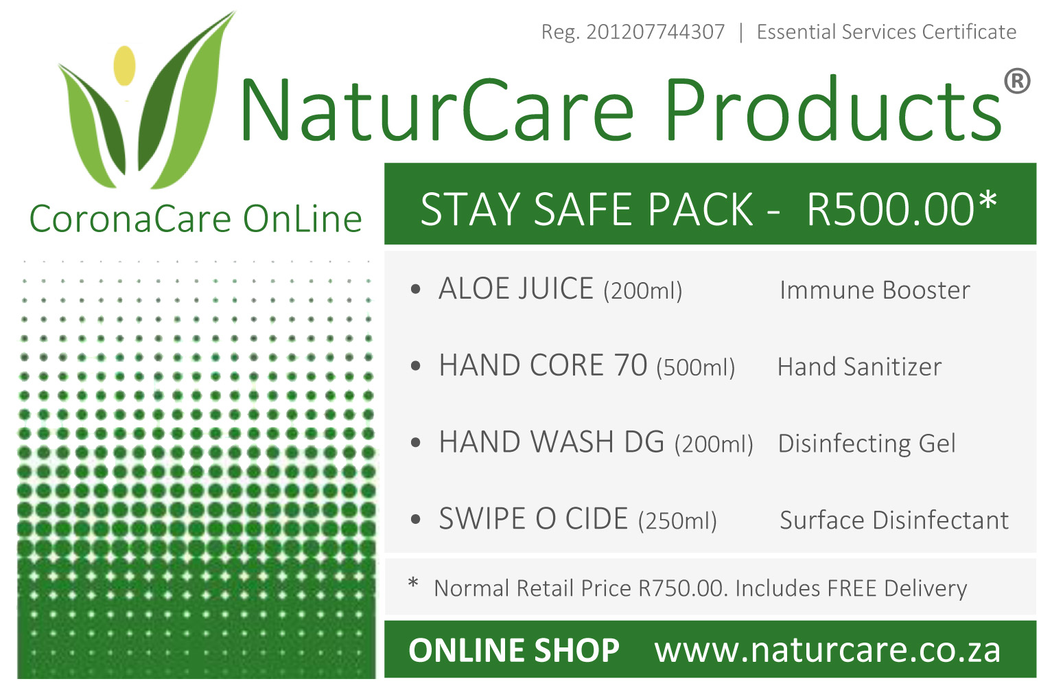 STAY-SAFE-PACK - NaturCare Aloe Products